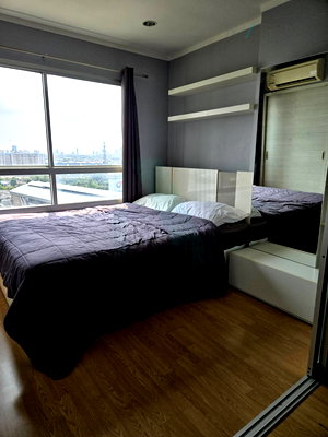 Condos for rent : For Rent Condo LUMPINI PLACE SRINAKARIN - HUAMAK STATION Building A, Floor 14,1 bed room, Room size 26.5 sqm