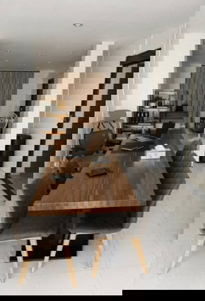 รูป HR3347เช่าอาคาร 3 ชั้น แปลงมุมเนื้อที่กว้าง 46 ตร.ว.หมู่บ้านอารียา บริดจ์ บางนา - รูปที่ 4/8