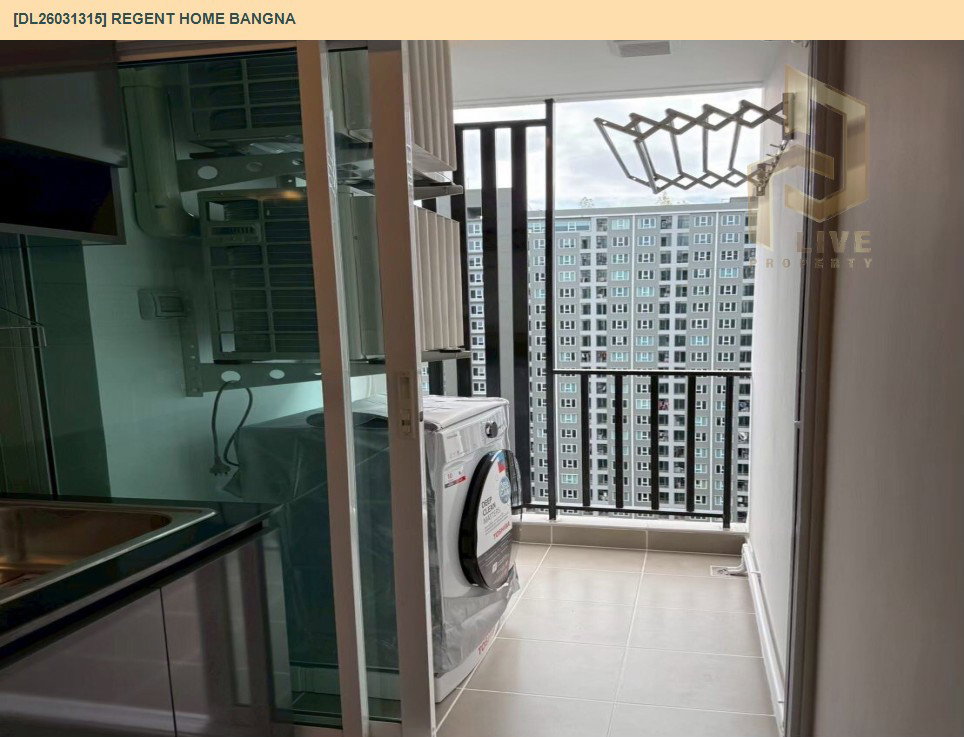 รูป DL26031315 ให้เช่าคอนโด รีเจ้นท์ โฮม บางนา (Regent home bangna) ใกล้ BTS บางนา พร้อมเข้าอยู่ โทรด่วน 0656133286 LineID @534wlwof - รูปที่ 7/9
