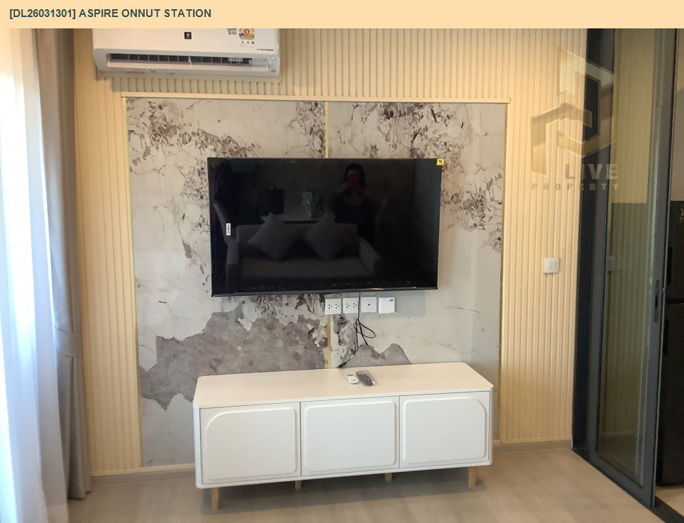 รูป DL26031301 ให้เช่าคอนโด แอสปาย อ่อนนุช สเตชั่น (Aspire Onnut Station) ใกล้ - พร้อมเข้าอยู่ โทรด่วน 0656259498 LineID @257sxzzu - รูปที่ 7/10