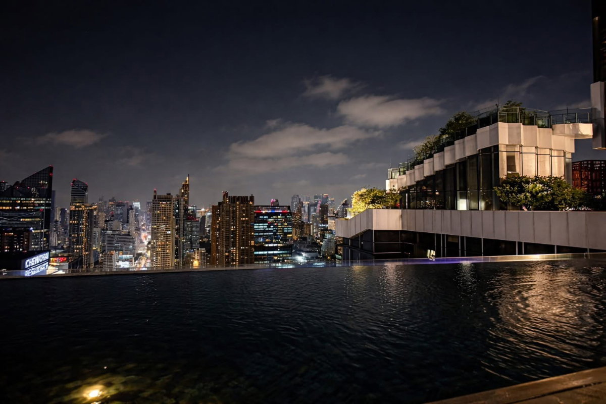 รูป 	🔥  ด่วน ห้องสวยรอคุณอยู่ feel like home ,, Life Asoke-rama 9 ใกล้ MRT พระราม 9 เพียง 300 เมตร 🔥 - รูปที่ 12/15