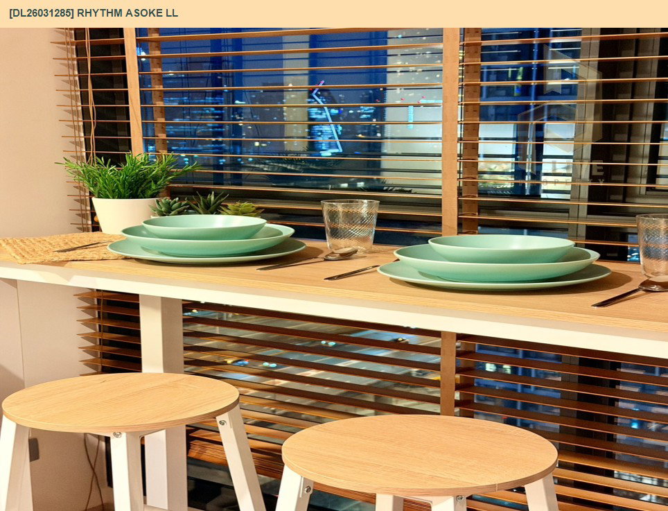 รูป DL26031285 ให้เช่าคอนโด ริทึ่ม อโศก 2 (Rhythm Asoke ll) ใกล้ MRT พระราม 9 พร้อมเข้าอยู่ โทรด่วน 0656259498 LineID @257sxzzu - รูปที่ 12/14