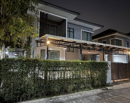 รูป  ให้เช่าบ้านเดี่ยว 2 ชั้น หมู่บ้าน พฤกษาดีไลท์ บางนา – ศรีนครินทร์ / ซอยหนามแดง / บ้านหลังมุม / แอร์ 3 เครื่อง / ไม่มีเฟอร์นิเจอร์ / อยู่อาศัย - รูปที่ 8/10