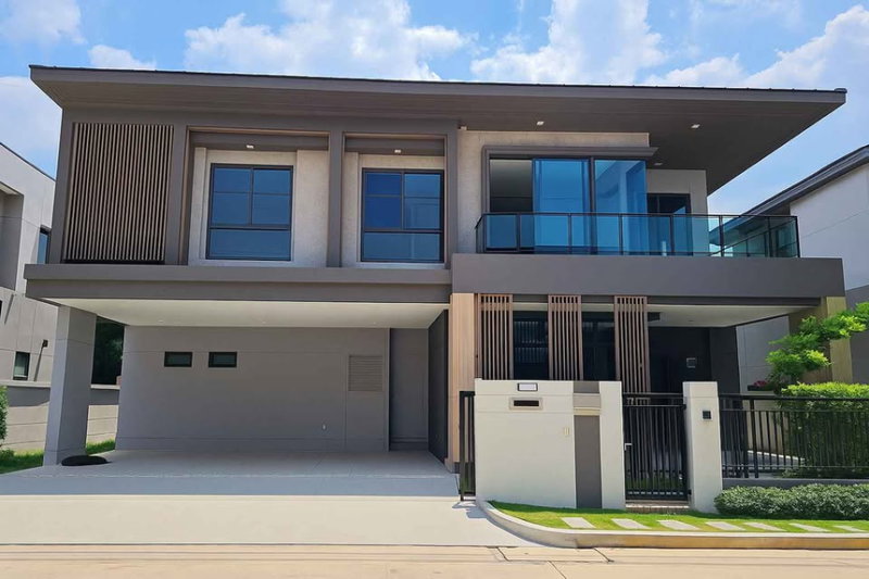 บ้านเดี่ยวให้เช่า : ND0414 ✅ให้เช่า บ้านเดี่ยวในหมู่บ้าน บางกอกบูเลอวาร์ด บางนา-ศรีนครินทร์ ✅