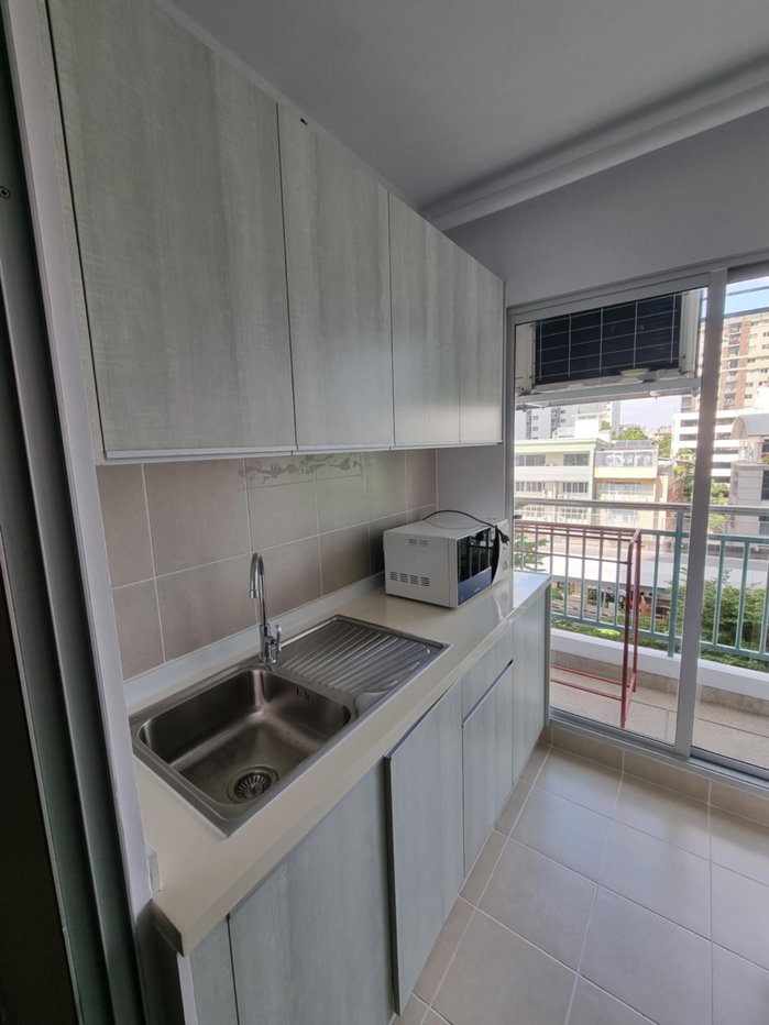 รูป ศุภาลัย ปาร์ค อโศก-รัชดา ห้องรีโนเวทใหม่ เดินไป mrt พระราม9 ได้ เครื่องใช้ไฟฟ้าครบ - รูปที่ 5/6