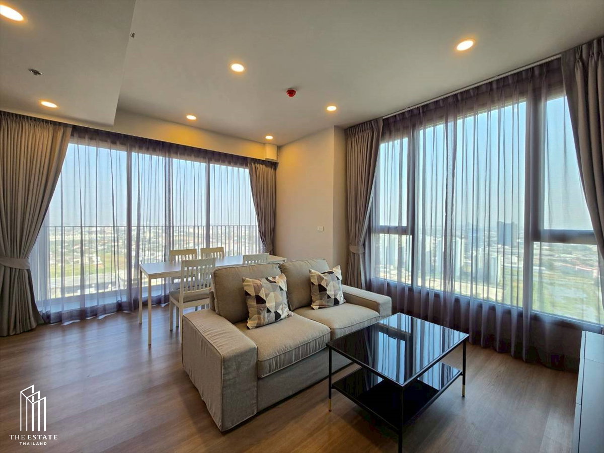 รูป For rent Whizdom The Forestias (Destinia) ห้องมุม ได้วิวเปิด เห็นไกลถึงสนามบินสุวรรณภูมิ  @45,000 Baht - รูปที่ 1/12