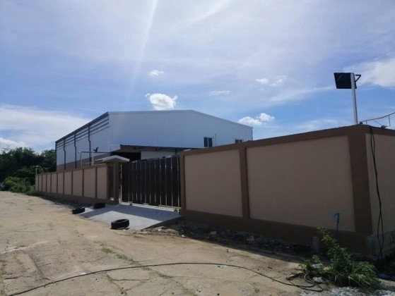 รูป ให้เช่าโกดัง พร้อมออฟฟิศ พร้อมบ้านพัก ย่านซอยลำโพ บางบัวทอง / ใกล้ร.ร.สารสาสน์ โกดังส่วนตัวมีรั้ว รถใหญ่เข้าได้ - รูปที่ 5/11