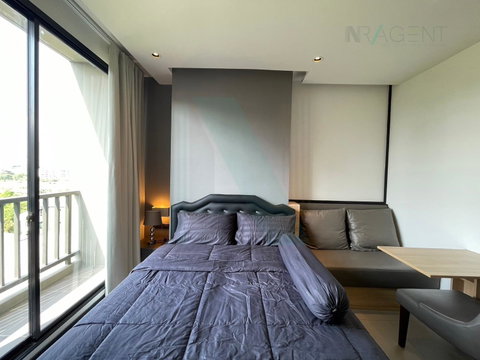 📌 For rent condo AQ ALIX RESIDENCE SOONVIJAI Building 1, Floor 7,1 bed room, Room size 27.00 sqm