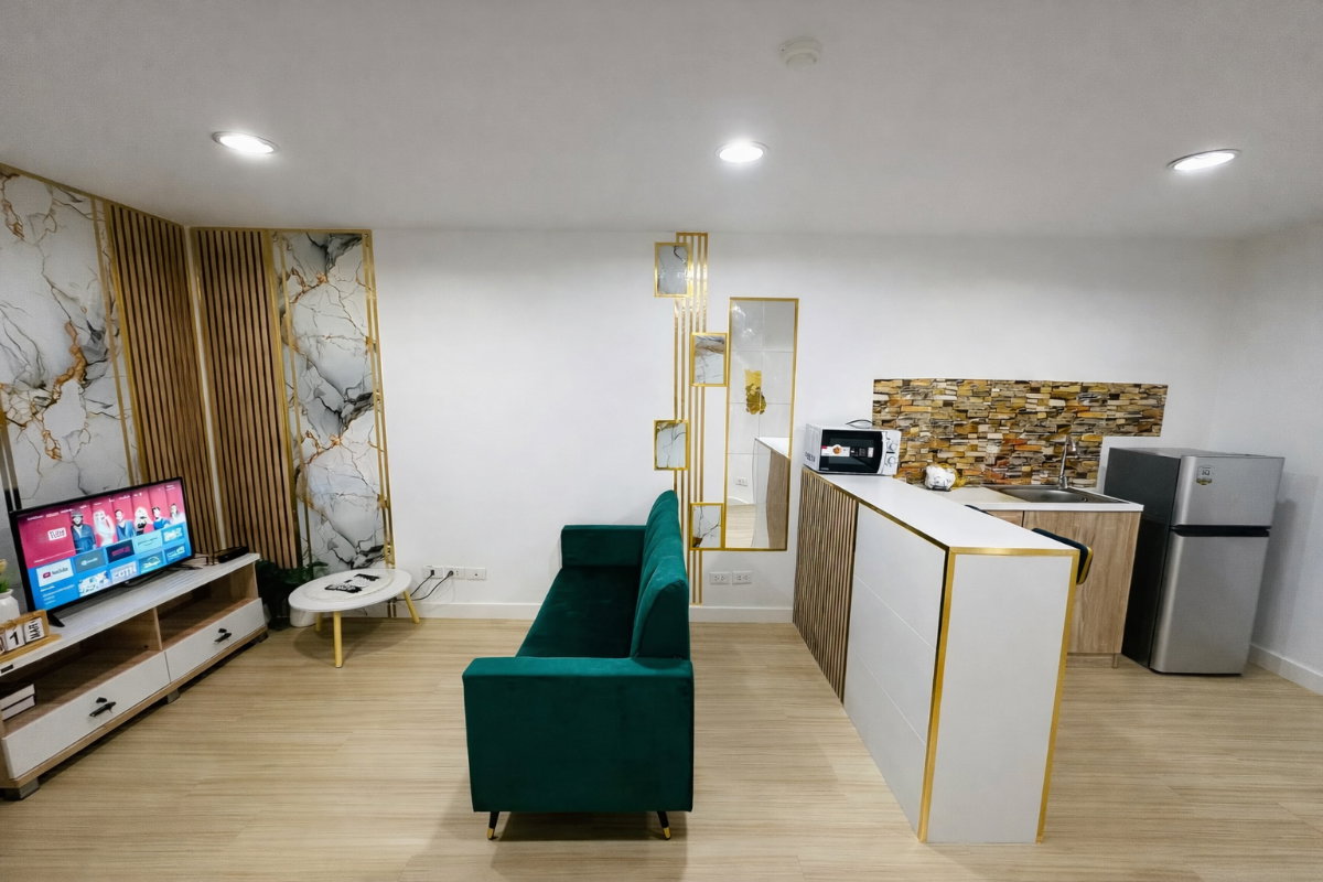 รูป 🍀🍀 Modern Room💙 ให้เช่า📌 เดอะ แพลนนารี่ สาทร (Line:@rent2022)✨ BTS วงเวียนใหญ่ ✨พร้อมเข้าอยู่  ✨ A01287 - รูปที่ 5/11