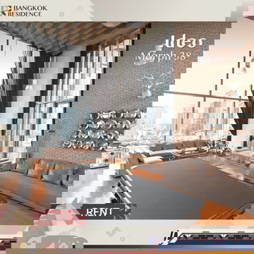 Condo for Rent 🔥 Ideo Morph 38 near BTS Thonglor 🌆 Beautiful Unit, Ready to Move In, Great View!