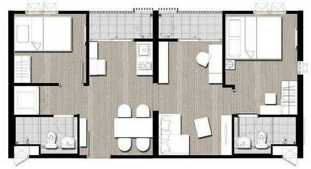 รูป ให้เช่าคอนโดพรัมสเตชั่นปิ่นเกล้า 2 ห้องนอน - รูปที่ 12/12