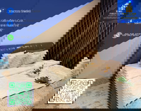 🧣 ปล่อยเช่าคอนโด The Key Sathorn - Charoenrat วิวเเม่น้ำเจ้าพระยา พร้อมเครื่องซักผ้า 🌟