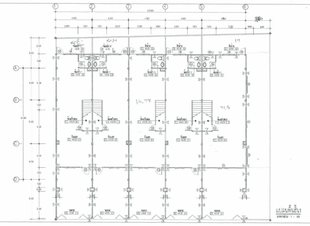 รูป ทาวน์เฮ้าส์, 50.2 ตร.วา, ทาวน์เฮ้าส์ เมืองกระบี่ กระบี่, เมืองกระบี่, กระบี่, 3.7M - รูปที่ 4/7