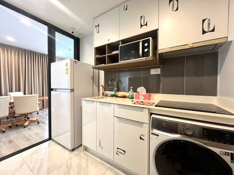 🔥🔥Promotion 35000Baht Only!!  IDEO Mobi Asoke🌲beautiful room ready to movein!!