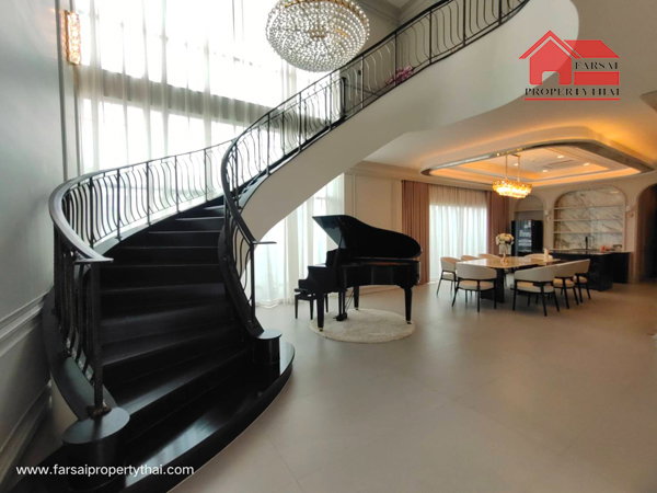 รูป ให้เช่าบ้านคฤหาสน์สุดหรู 2ชั้น เนื้อที่ 153ตร.ว พื้นที่ใช้สอย 604ตร.ม 5ห้องนอน 6ห้องน้ำ ถนนพระราม 9 - กรุงเทพกรีฑา ราคาเช่า 450,000 บ/ด - รูปที่ 16/34