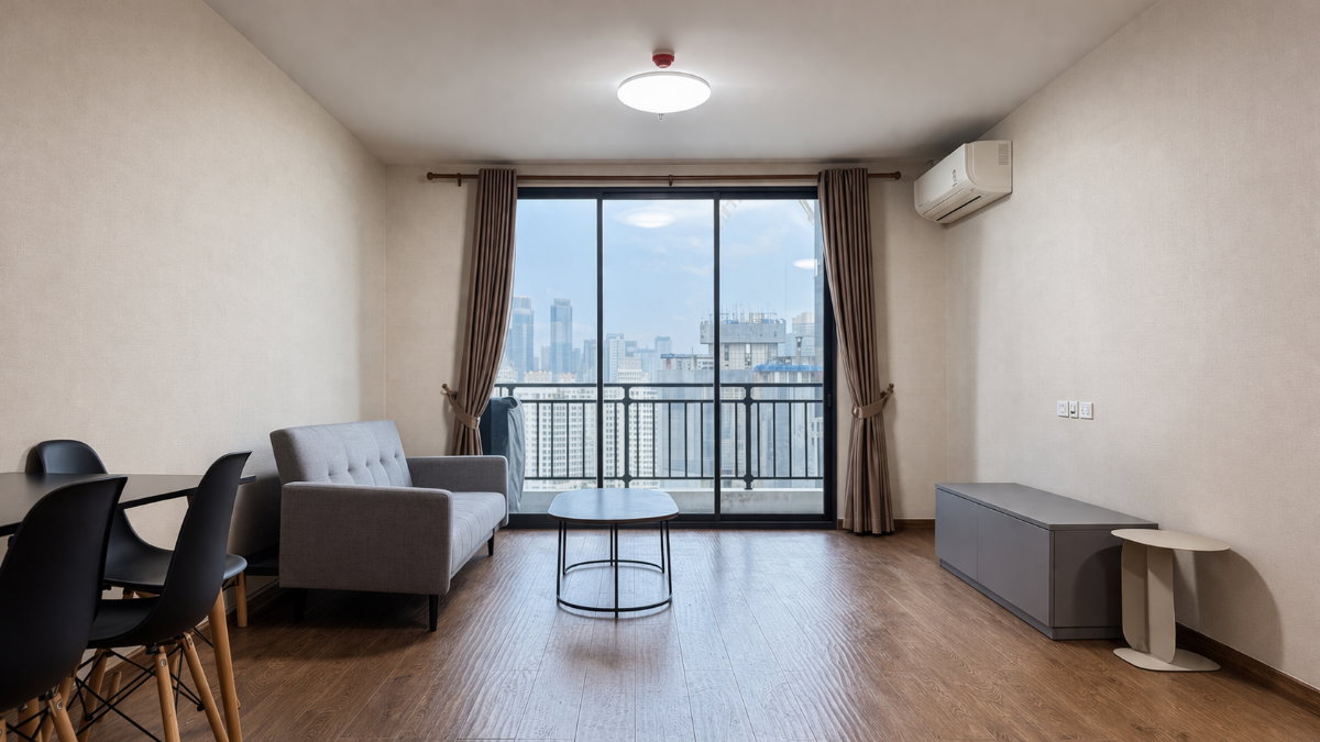 picture 🌟 Rare Item! Spacious room with complete functionality: Artisan Ratchada 2 Bed Plus, over 70 sq.m., for just 28,000 THB. - 2/9