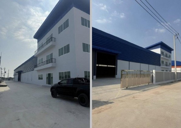 รูป ให้เช่าโกดังพร้อมสำนักงาน 3 ชั้น สร้างใหม่ ทำเล โคกขาม สมุทรสาคร / ใกล้ การไฟฟ้า โคกขาม / พื้นที่สีชมพู ขอใบอนุญาต ร.ง.4 ได้ - รูปที่ 6/10