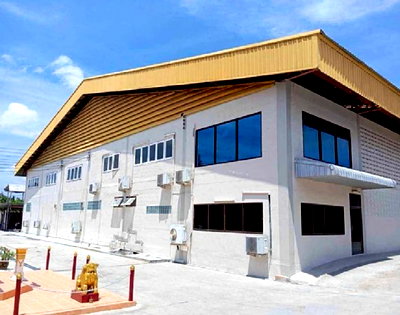 เช่าโรงงาน ถนนพระราม 2 : ให้เช่าโกดัง พร้อมสำนักงาน  พื้นที่ใช้สอยรวม 1200 ตารางเมตร / ริมถนนพระราม 2 ซอยพุทธบูชา ต้น ๆ / ใกล้ทางด่วน ดาวคะนอง / รถเทรลเลอร์ เข้าออกได้