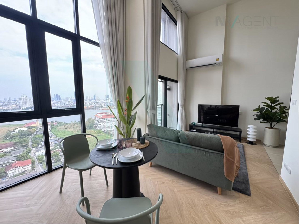 รูป 🎉 ให้เช่าคอนโด ณ รีวา เจริญนคร อาคาร 1 ชั้น 18 Duplex ขนาด 38 ตรม ใกล้ Iconsiam - รูปที่ 6/8