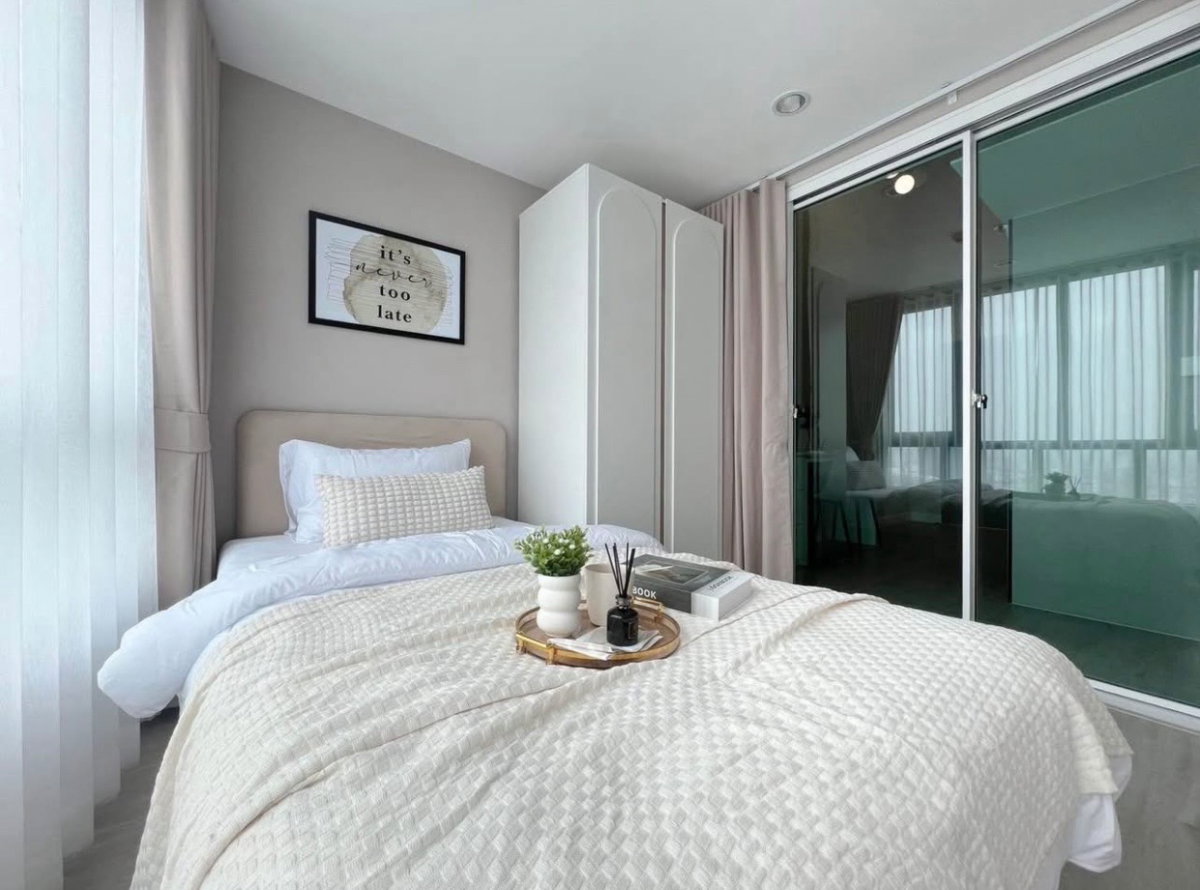 รูป S4 Metro Sky Bangsue - Prachachuen (เมโทร สกาย บางซื่อ - ประชาชื่น)ติดรถไฟฟ้าสายสีแดง และสายสีม่วง 2 ห้องนอน 1 ห้องน้ำ พร้อมเข้าอยู่ - รูปที่ 3/10