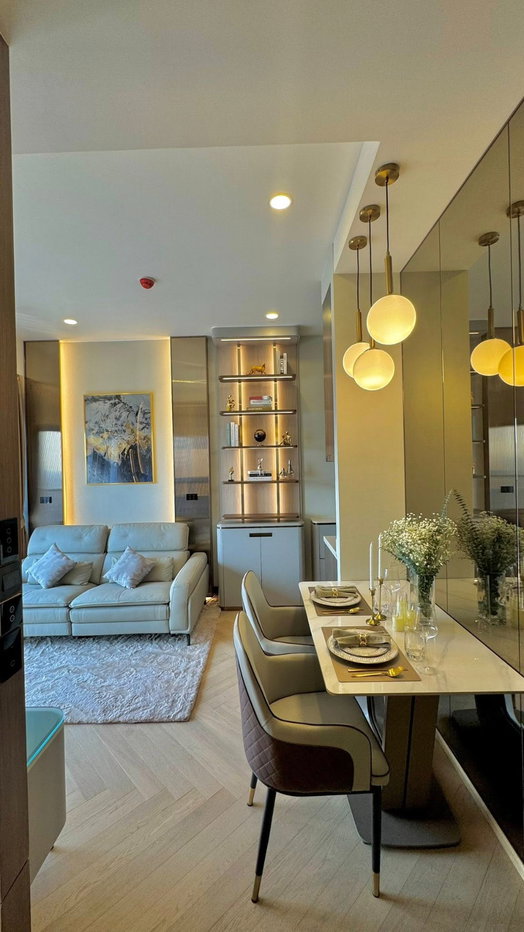 รูป 🔥 ปล่อยเช่าคอนโดใจกลางทองหล่อ PARK ORIGIN THONGLOR 2 ห้องนอน ชั้น 29 วิวเมือง เพียง 65,000/เดือน - รูปที่ 3/19