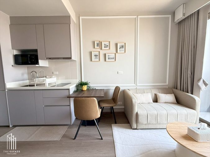 For rent Whizdom The Forestias (Destinia) ห้องตกแต่งสไตล์อบอุ่น ชั้นสูง วิวโล่งโซนชานเมืองสบายตา @25,000 Baht