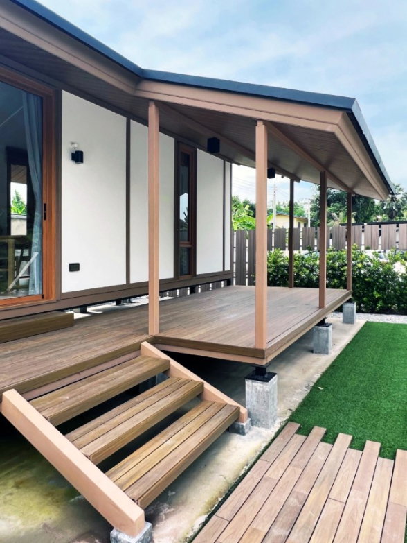 รูป ขายบ้านสำเร็จรูป บ้านโมดูลาร์ สตูดิโอ  1ห้องน้ำ และระเบียงในตัว รับสร้างทั่วประเทศ - รูปที่ 9/16