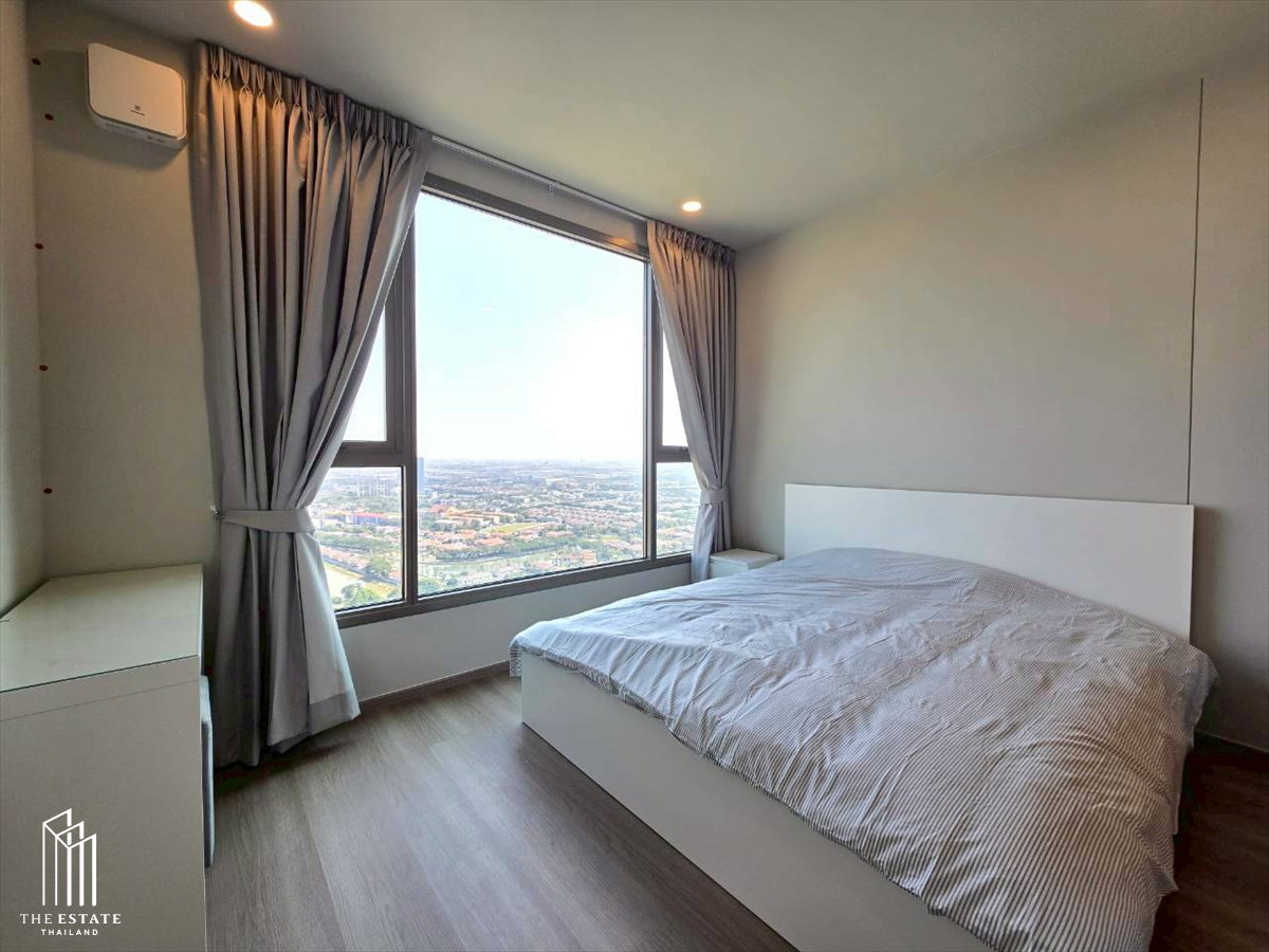 รูป For rent Whizdom The Forestias (Destinia) ห้องมุม ได้วิวเปิด เห็นไกลถึงสนามบินสุวรรณภูมิ  @45,000 Baht - รูปที่ 2/12