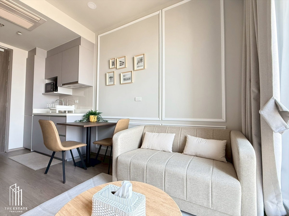 รูป For rent Whizdom The Forestias (Destinia) ห้องตกแต่งสไตล์อบอุ่น ชั้นสูง วิวโล่งโซนชานเมืองสบายตา @25,000 Baht - รูปที่ 5/7