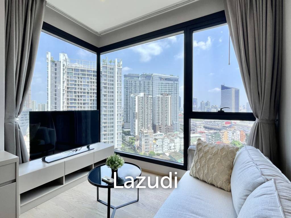 รูป 47.0 ตร.ม.  2 ห้องนอน  1 ห้องน้ำ คอนโดสำหรับ เช่าใน ดินแดง - รูปที่ 1/12