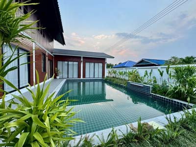 รูป ขายบ้าน พูลวิลล่า Modern Lanna Luxury ขัวมุง อ.สารภี เชียงใหม่ ใกล้รร.นานาชาติลานนาเพียง 4.8 กม. - รูปที่ 8/8
