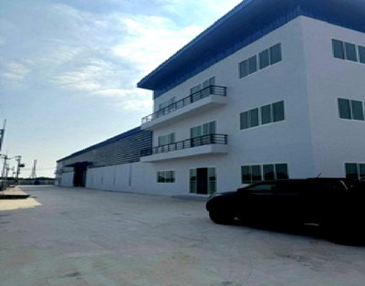 เช่าโรงงาน นิคมสินสาคร :  ให้เช่าโกดังพร้อมสำนักงาน 3 ชั้น สร้างใหม่ ทำเล โคกขาม สมุทรสาคร / ใกล้ การไฟฟ้า โคกขาม / พื้นที่สีชมพู ขอใบอนุญาต ร.ง.4 ได้ 
