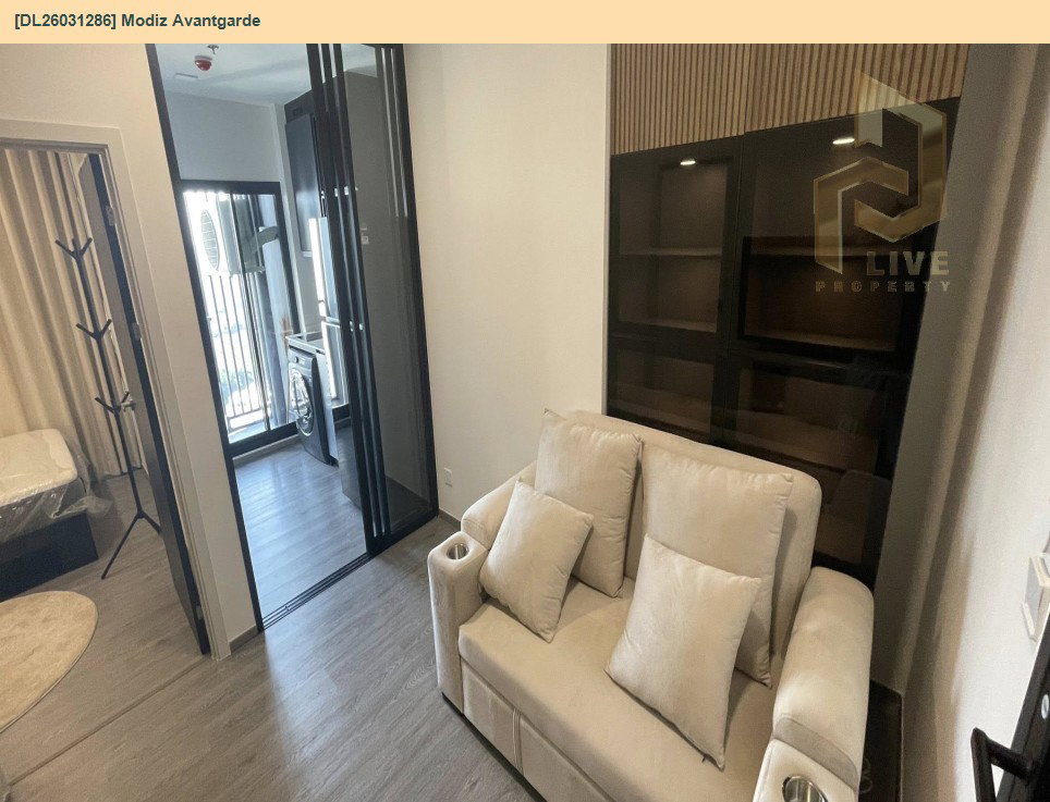 รูป DL26031286 ให้เช่าคอนโด โมดิซ อาวองการ์ด (Modiz Avantgarde) ใกล้ - พร้อมเข้าอยู่ โทรด่วน 0656133286 LineID @534wlwof - รูปที่ 6/13