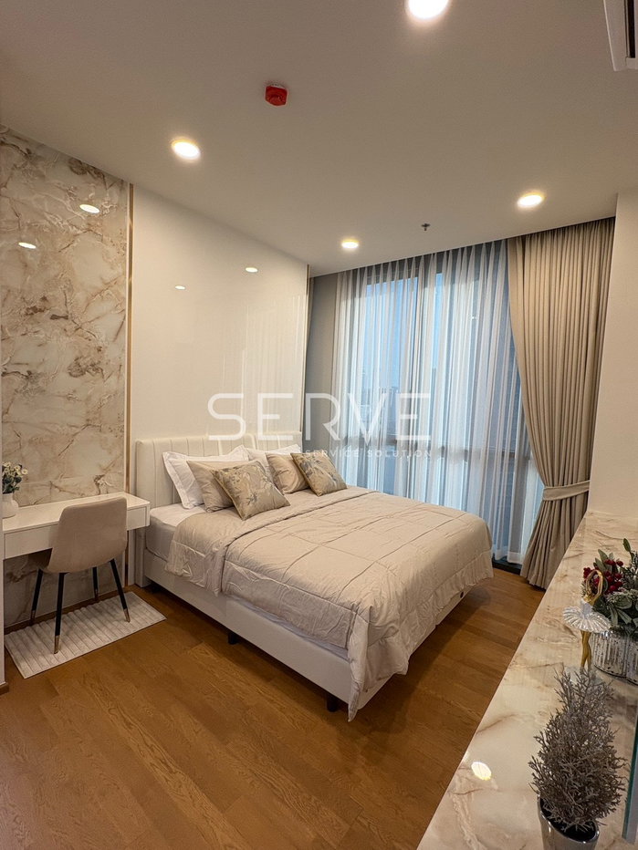 รูป  🔥ห้องมุม เป็นส่วนตัว 2นอน มีอ่างอาบน้ำ ตำแหน่งดีมาก วิวดี เฟอร์จัดเต็ม แต่งหรู มีลิฟท์ส่วนตัว คอนโดใกล้ BTS ราชเทวี @ Wish Signature II Midtown Siam  - รูปที่ 1/10