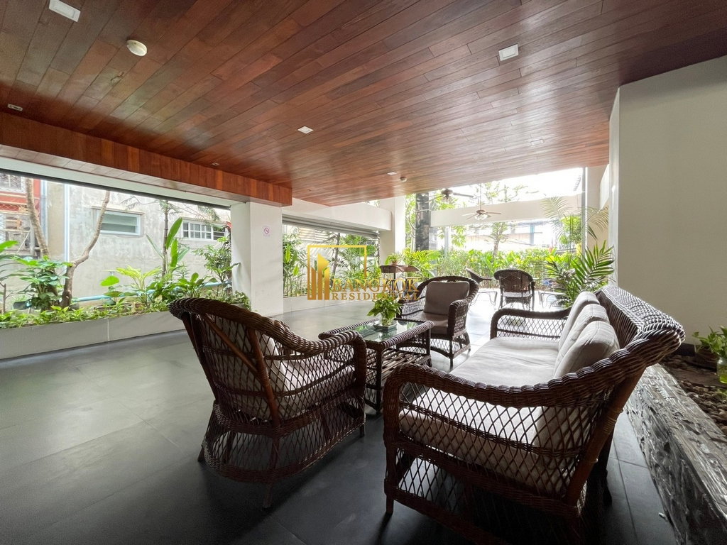 รูป Baan Saraan | Stylish 3 Bedroom Duplex Condo in Phrom Phong - BR4175CD - รูปที่ 39/49