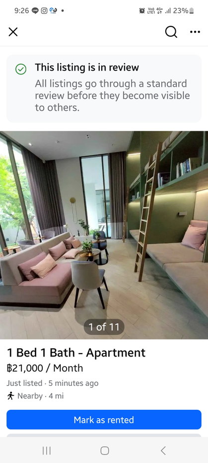 รูป ให้เช่าห้องใหม่ CHAPTER THONGLOR 1 ห้องนอน 34 ตรม. พร้อมอยู่ - รูปที่ 8/12