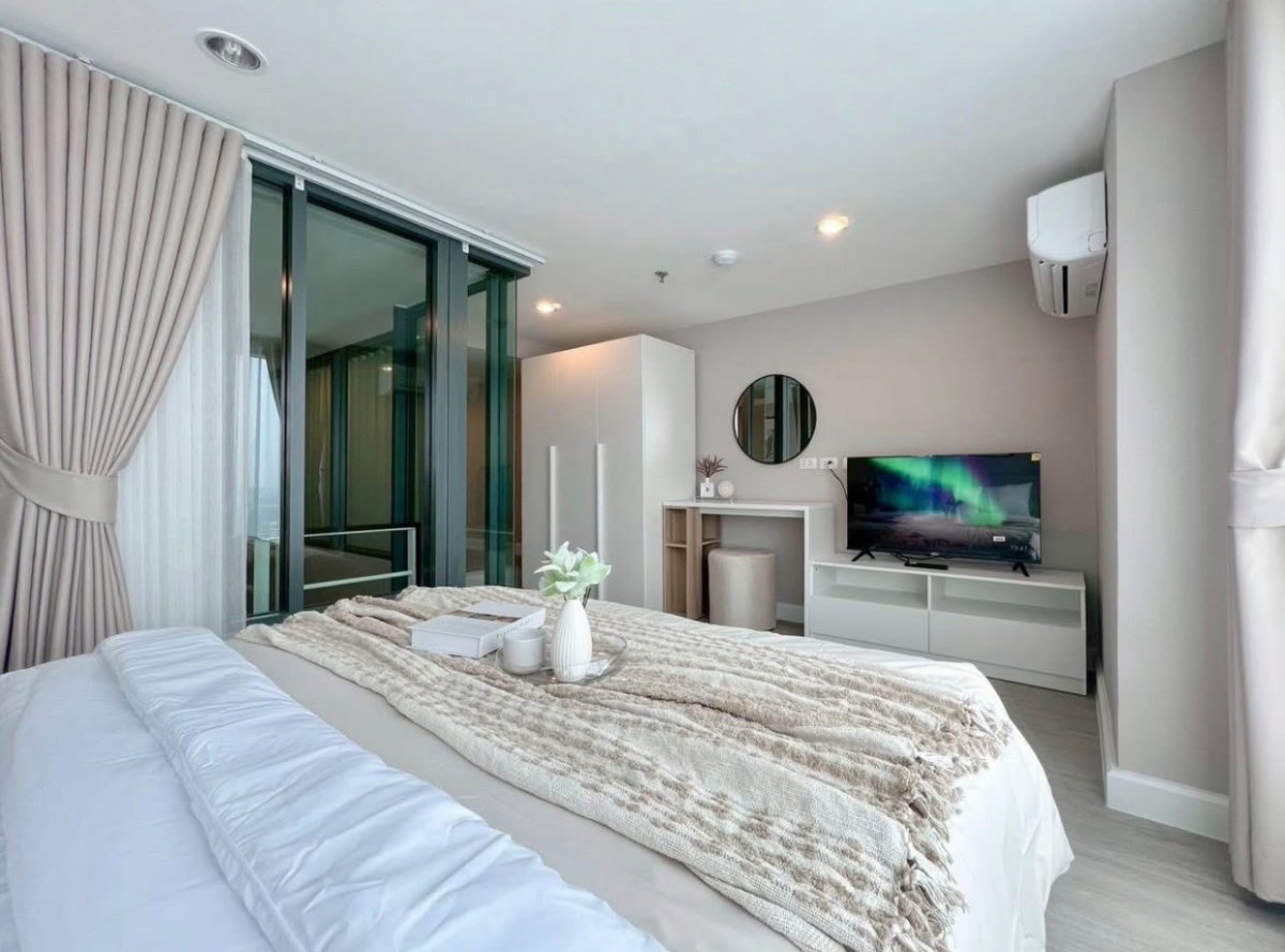 รูป S4 Metro Sky Bangsue - Prachachuen (เมโทร สกาย บางซื่อ - ประชาชื่น)ติดรถไฟฟ้าสายสีแดง และสายสีม่วง 2 ห้องนอน 1 ห้องน้ำ พร้อมเข้าอยู่ - รูปที่ 2/10