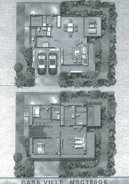 รูป บ้านเดี่ยว, 82.7 ตร.วา, บ้านเดี่ยว โครงการ คาซ่าวิลล์ รังสิต-คลอง 2 ปทุมธานี, ธัญบุรี, ปทุมธานี, 8.1M - รูปที่ 7/9