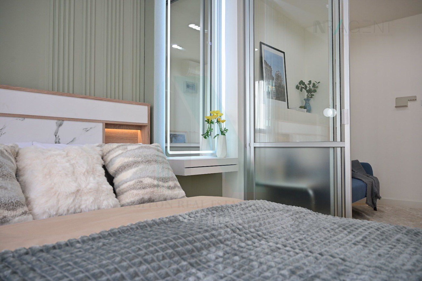 รูป ขายคอนโด ลุมพินี วิลล์ อ่อนนุช 46 อาคาร B2 ชั้น 5 1 ห้องนอน ขนาด 26 ตรม ใกล้ Seacon Square - รูปที่ 6/8