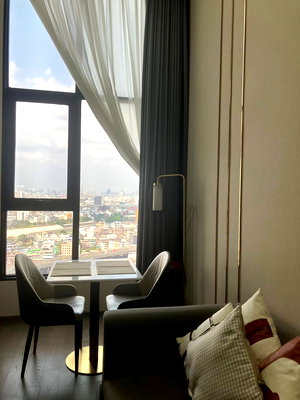 Condos for rent :  💗Duplex for rent Park Origin Chula-Samyan fully furnished, high floor, city view, great price. Code: DS2630 | Line: @Dstay