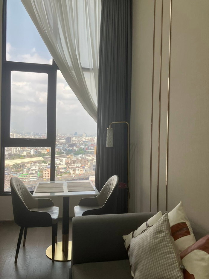 รูป Duplex พร้อมอยู่ ‼️ให้เช่า Park Origin Chula-Samyan ห้องสวยมาก ตกแต่งเฟอร์ครบ ชั้นสูง วิวเมือง ราคาดีมาก DS2630 | Line @Dstay - รูปที่ 1/9