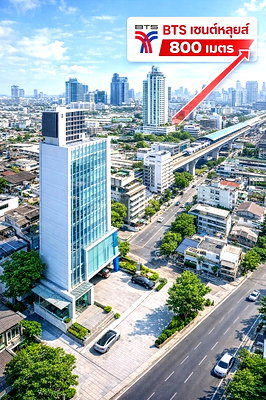 เช่าสำนักงาน เขตสาทร : ให้เช่าอาคารพาณิชย์ 7 ชั้น 1,285 ตร.ม. 78 ตร.วา.BTSช่องนนทรี 700 ม. Stand Alone คิงเพาเวอร์ มหานคร ทำเลนราธิวาส ใจกลางสาทร