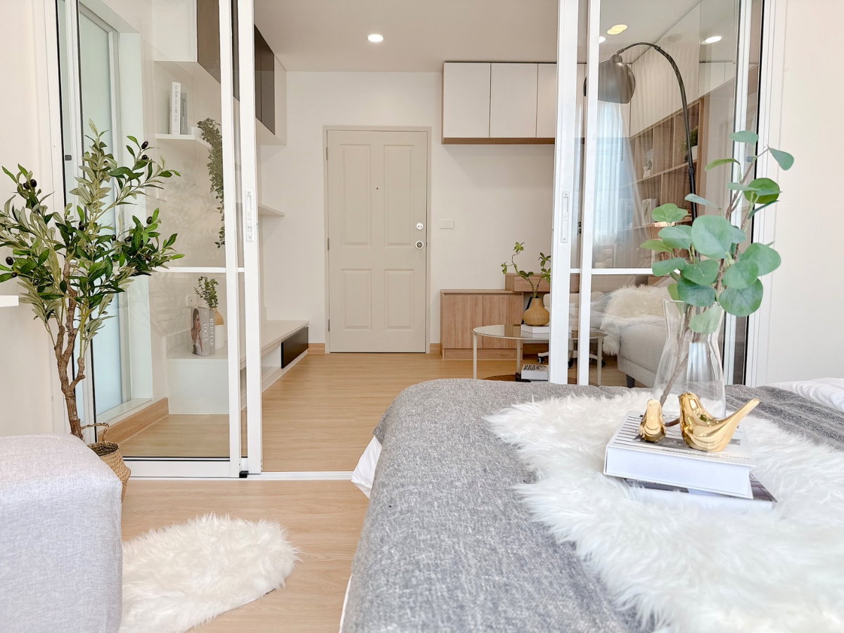 รูป 🌟ดีคอนโด รามอินทรา ตึก D ชั้น 3 ห้องขนาด 31 ตรม🌟 - รูปที่ 4/10