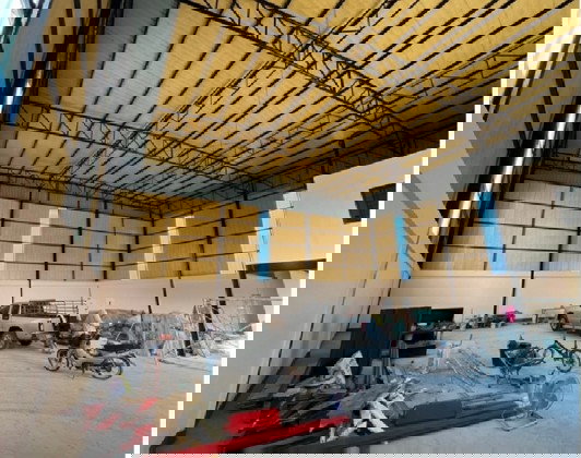 รูป  ให้เช่าโกดัง พร้อมสำนักงาน พื้นที่ 300 ตารางเมตร ซอยลาดกระบัง 14/1 / โกดังสร้างใหม่ / รถหกล้อ , สิบล้อ เข้าออกได้ - รูปที่ 4/8