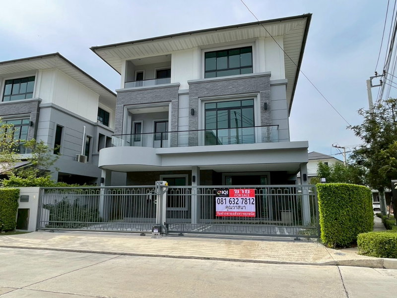 ขายบ้านเดี่ยว : ขายบ้านเดี่ยว 3 ชั้น หลังมุม ศุภาลัย เอเลแกนซ์ พหลโยธิน 50 ถนนเทพรักษ์ ติดถนนใหญ่ไม่ต้องเข้าซอย #LB07 – 001184