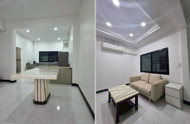 รูป ให้เช่าบ้านเดี่ยว / บ้านแฝด 2 ชั้น ใกล้ MRT ไทรม้า / หมู่บ้านนนทรีปาร์ค ซอยบางรักน้อย 16 /มีเฟอร์นิเจอร์ / อยู่อาศัย หรือ Home Office จดบริษัทได้ - รูปที่ 9/12