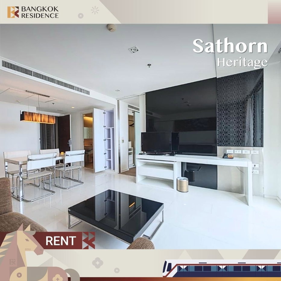 รูป Condo for Rent 💎 Sathorn Heritage ใกล้ BTS เซนต์หลุยส์ 💙 ห้องใหญ่ ราคาดี 1BR เพียง 26K! - รูปที่ 1/5