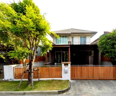 เช่าบ้านเดี่ยว ถนนเลียบคลองสาม ปทุมธานี : ให้เช่าบ้านเดี่ยว 2 ชั้น โครงการ หมู่บ้าน บารานี เรสซิเดนซ์ คลองสาม / ห่าง ธรรมศาสตร์ รังสิต 15 นาที / บ้านสวยมาก / อยู่อาศัย