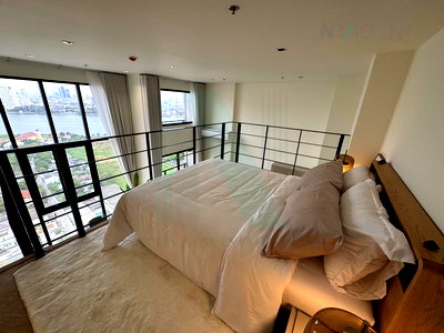 เช่าคอนโด รร.นานาชาติโชรส์เบอรี่  : 📌 ให้เช่าคอนโด ณ รีวา เจริญนคร อาคาร 1 ชั้น 18 Duplex ขนาด 38 ตรม ใกล้ Iconsiam