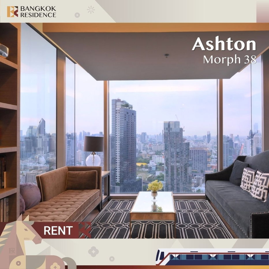รูป Condo for Rent 💫 Ashton Morph 38 ใกล้ BTS ทองหล่อ ⭐High Floor 2 br, Amazing View, Move-in Ready  - รูปที่ 1/6